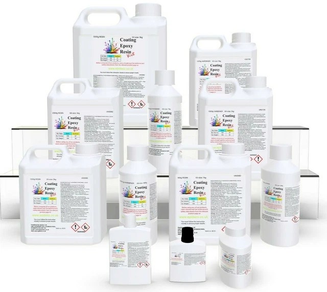 EPOXY RESIN STARTER Kit Crystal Clear Art Fast Cure