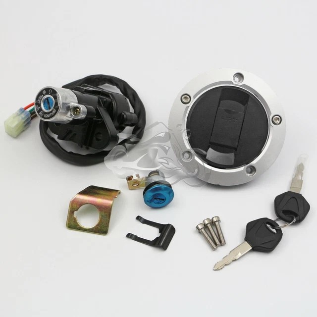 IGNITION SWITCH FUEL Gas Cap Lock Key Set Fit GSXR600/750/1000 0515 K6