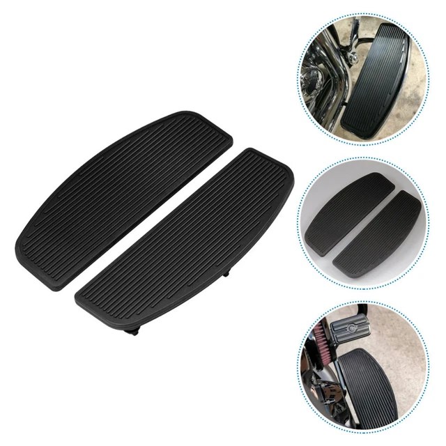 MOTORBIKE FOOT RESTS Rider Insert Footboard Motorcycle Pedal £54.38