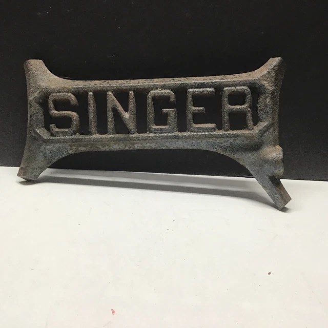 ANTIQUE SINGER SEWING Machine Emblem Logo Name Plate (A) 9.99 PicClick