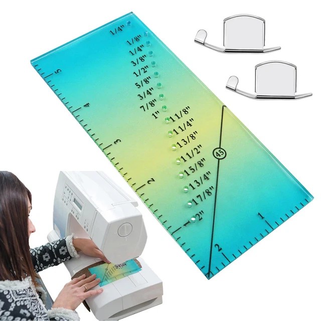 STITCHING SEAMS GUIDE Gauge Ruler DIY Sewing Machine