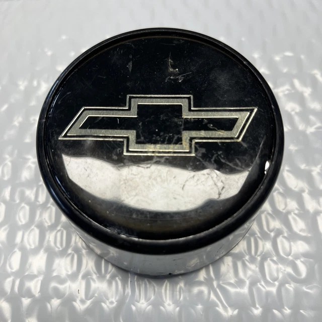 CHEVY S10 OEM Wheel Center Rim Cap Hub Cover BLACK Chrome Bow Tie 5001