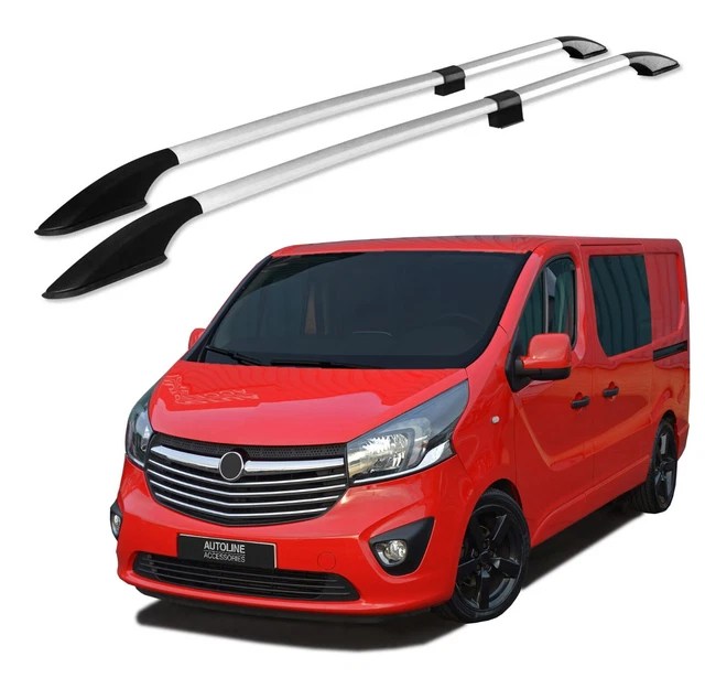 ALUMINIUM ROOF RACK Rails Side Bars To Fit L2H1 Nissan NV300 (2016+) £