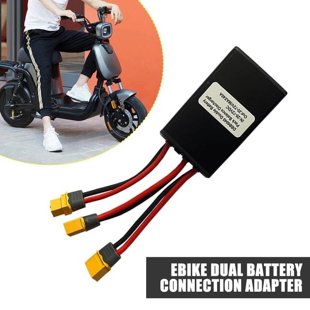 EBIKE DUAL BATTERY Connection Adapters Parallel Module Increase Battery