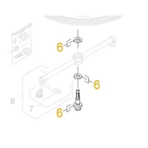 GENUINE KARCHER SPARES T Racer Repair Spindle Kit 2883994 2.883994.0 £