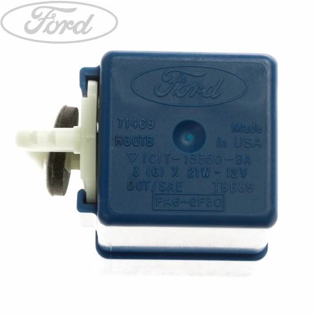 GENUINE FORD TRANSIT Mk6 Indicator Hazard Flasher Relay 3/6 x 21w