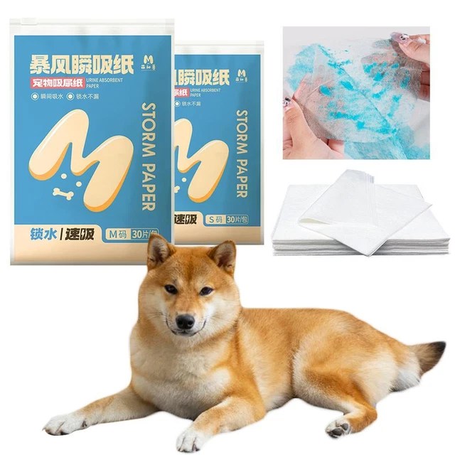 PET PEE QUICKABSORB Sheets,30Counts Disposable Absorb Pee Sheets Dogs