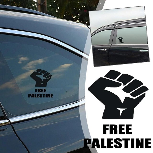 FREE PALESTINE CAR Protest Sticker Car Window Decal Stickers' Label