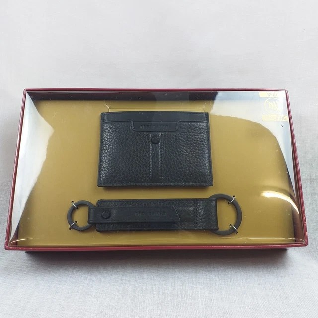 TED BAKER KEY Ring & Card Holder Set Leather Gift Boxed (H25) EUR 15,16