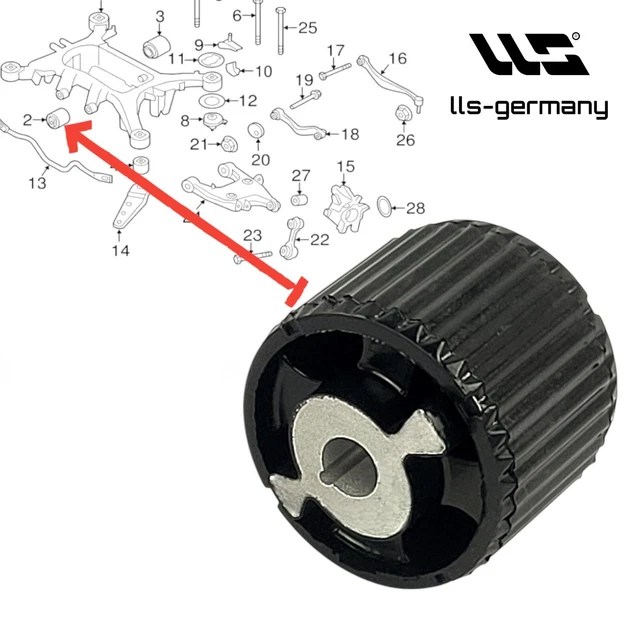 LLS STORAGE, AXLE Shaft Rear Axle, Left, Right, Front for BMW 5er 6er