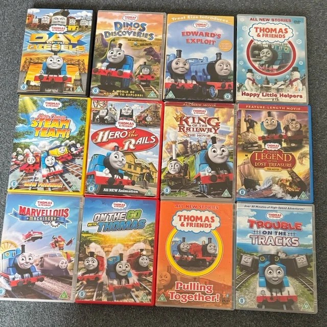 THOMAS THE TANK Engine DVD Bundle Collection Job Lot. 12 DVDs. T2 £12.