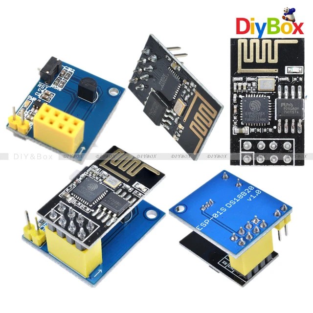 DS18B20 TEMPERATURE SENSOR Adapter ESP8266 ESP01 ESP01S WIFI Wireless