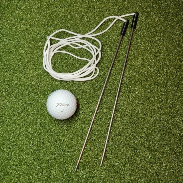GOLF PUTTING STRING Line Stroke Improver Training Aid Alignment