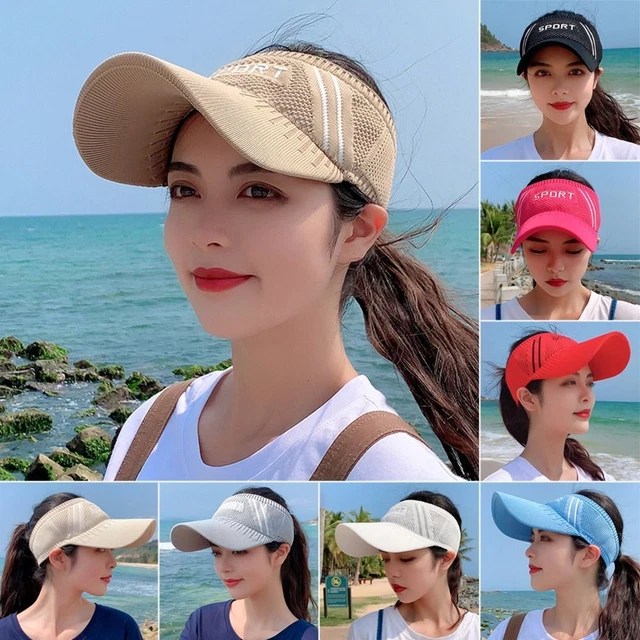 BREATHABLE BASEBALL CAP Sun Protection Ponytail Hat Sun Hats Outdoor