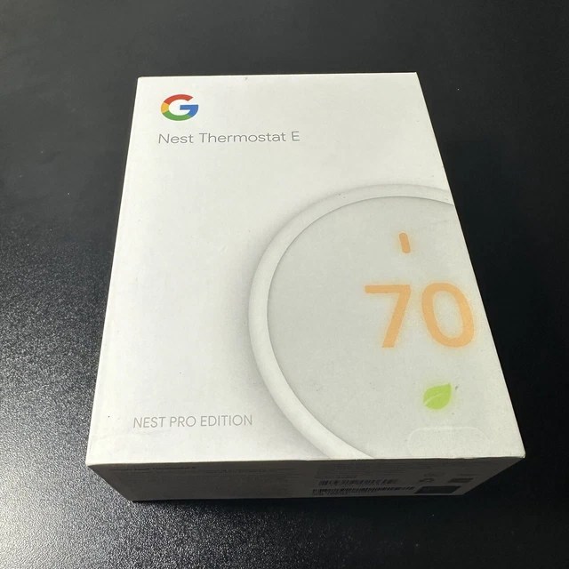 GOOGLE NEST THERMOSTAT E Nest Pro Edition A0063 T4001ES