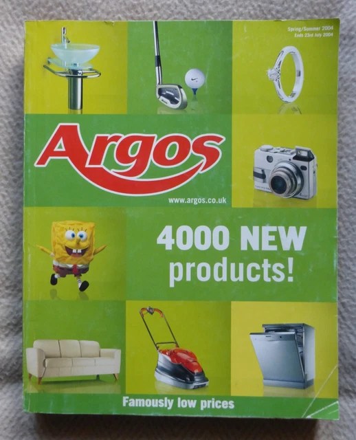 ARGOS CATALOGUE SPRING/SUMMER 2004 £39.00 PicClick UK