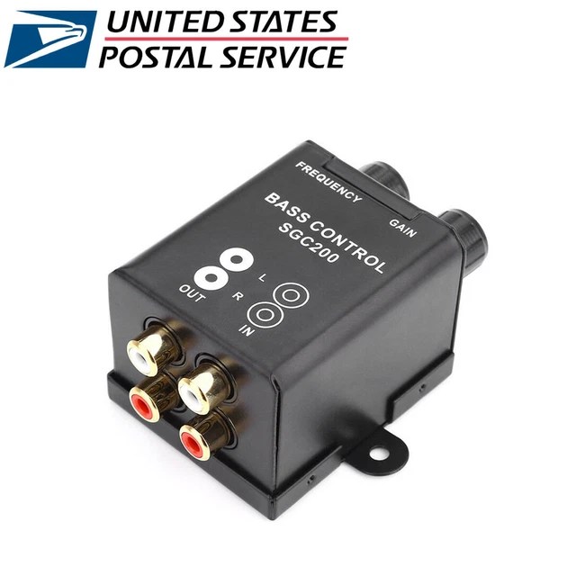 CAR RCA REMOTE Level Amplifier Subwoofer Equalizer Crossover Bass