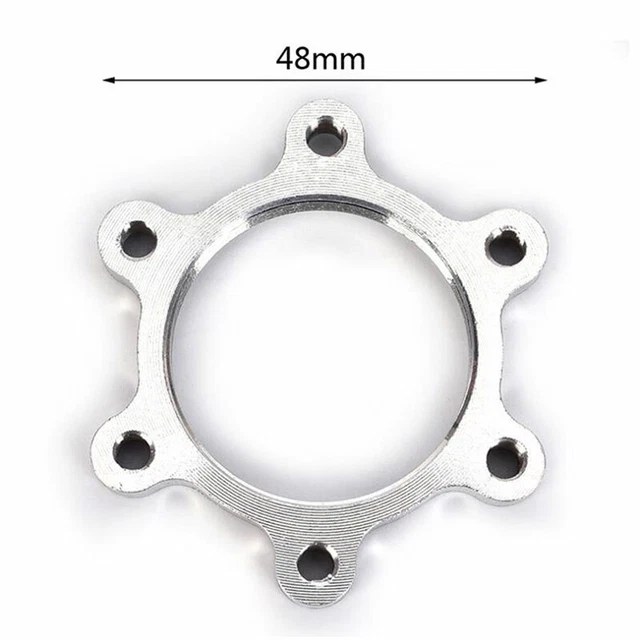 BIKE BICYCLE FREEWHEEL Threaded Hubs Disk Disc Brake Rotor 6 Bolt