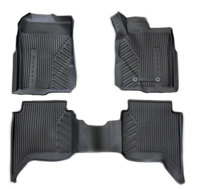GENUINE FORD NEXTGEN Ranger Wildtrak All Weather Floor Mat Set Front