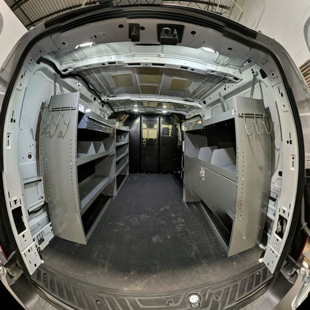 VAN SHELVING PACKAGE Ford Econoline Van Set of 3 Shelves+Partition