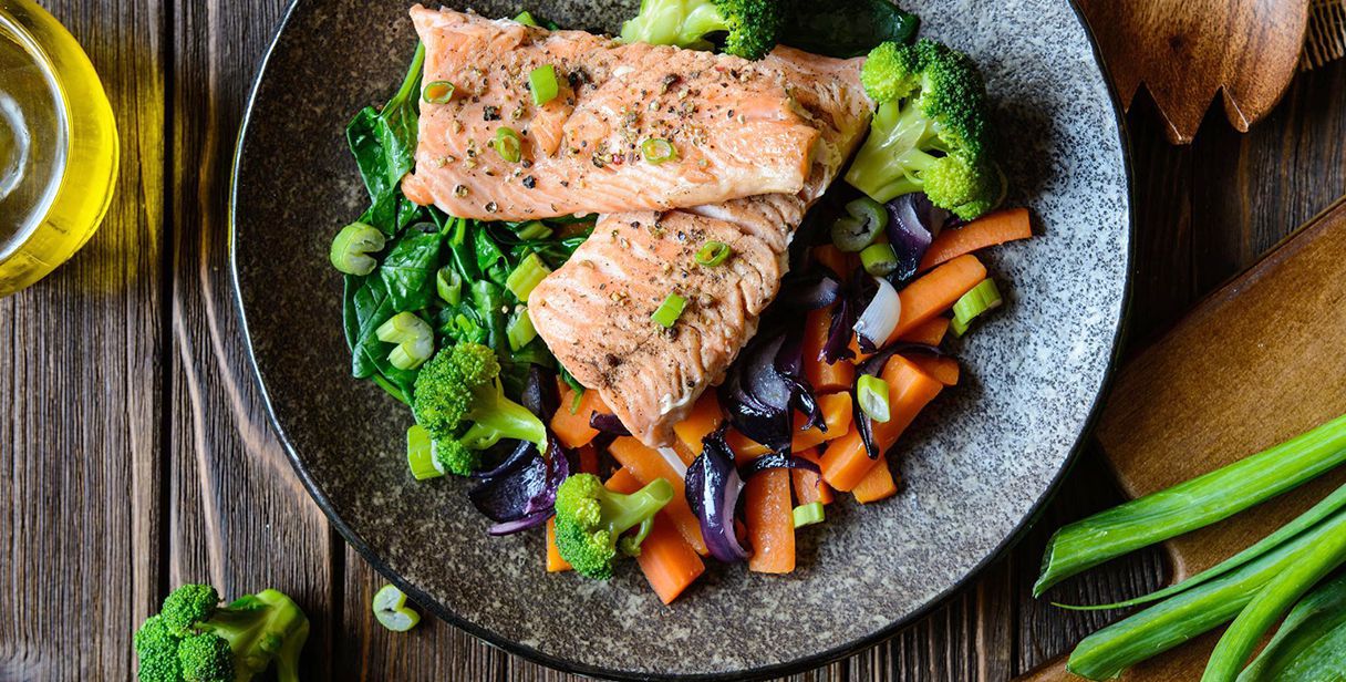 Ricetta Salmone Al Vapore Con Verdure La Ricetta Di Piccole Ricette