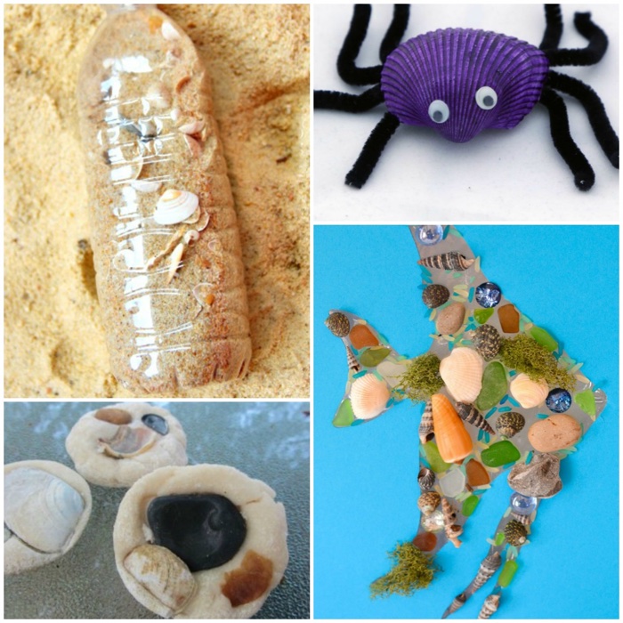 10 Fun & Easy Seashell Crafts for Kids PICK ANY TWO