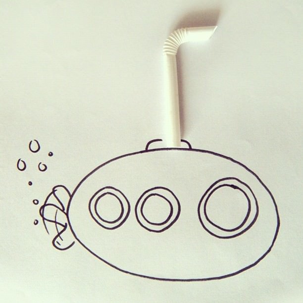 29 Creative Doodles using the Most Simple Everyday Objects