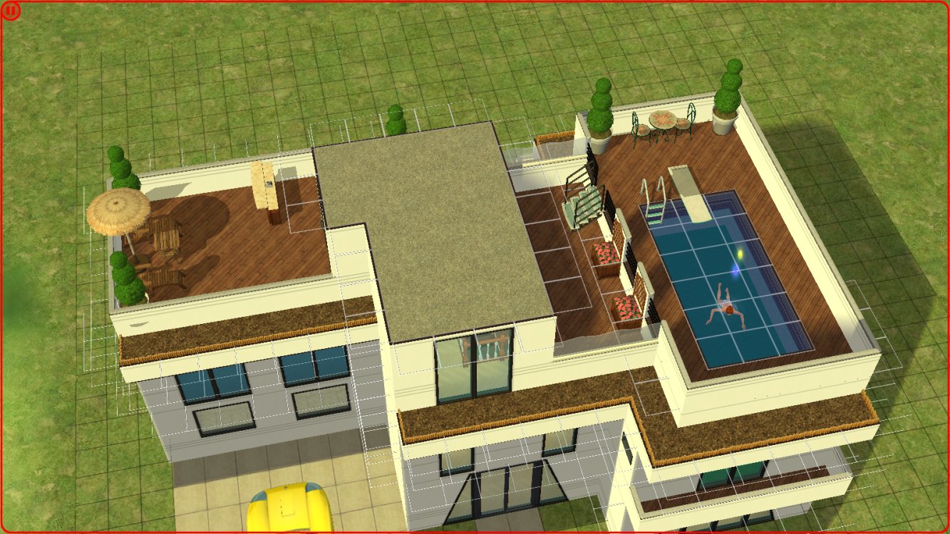 Pick'N'Mix Mods Sims 2 Roof Top Pool