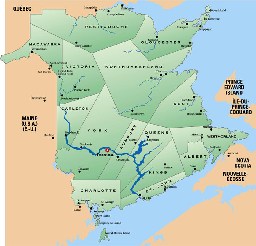 Where in New Brunswick, Canada to find pick your own farms and orchards