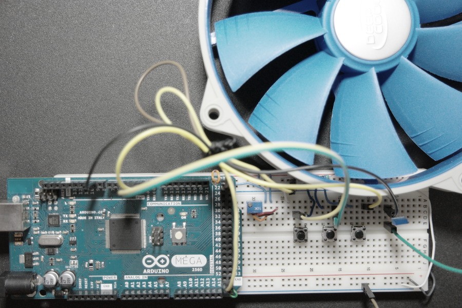 Arduino PWM Fan Controller Microcontroller Based Projects