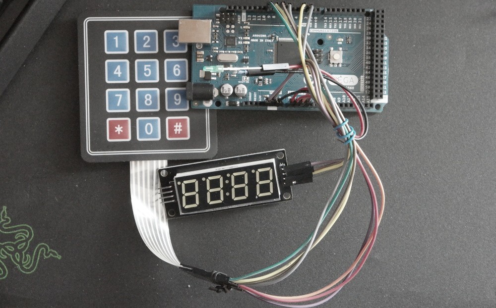 Arduino 4 Digit LED 7Segment Countdown Timer Microcontroller Based