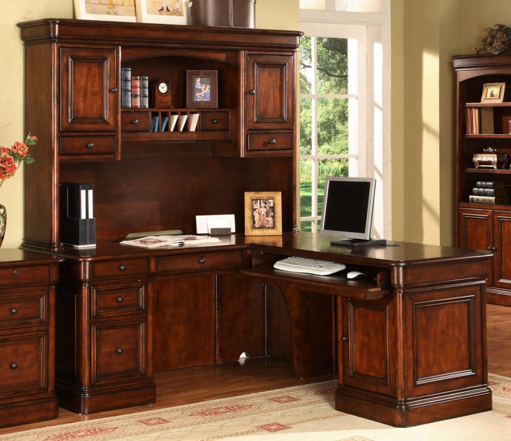Small Desk With Tall Hutch Computer Desk With Hutch Why It Makes A Great Home Or Office Setup