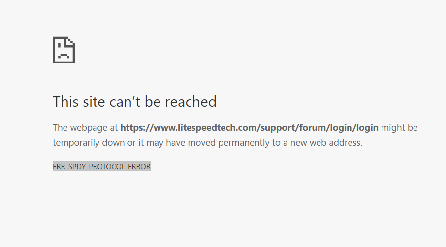 Fix ERR_SPDY_PROTOCOL_ERROR in Chrome With These Easy Steps