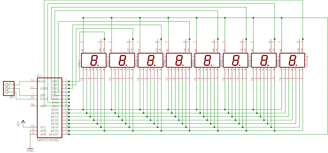 Max7219 Pinout Interfacing Examples Datasheet Features Applications Images