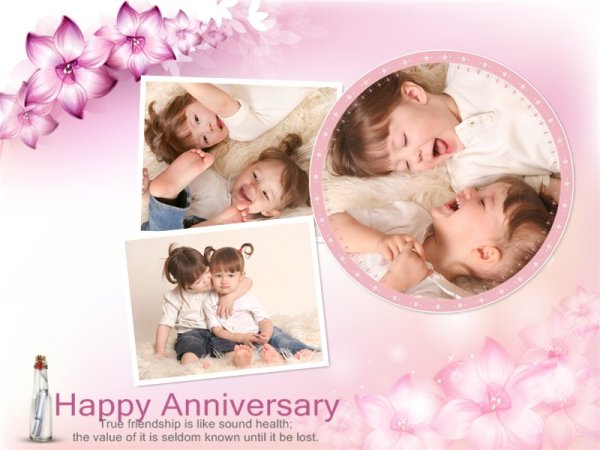 Anniversary Collage / Card Addon Templates Download Free