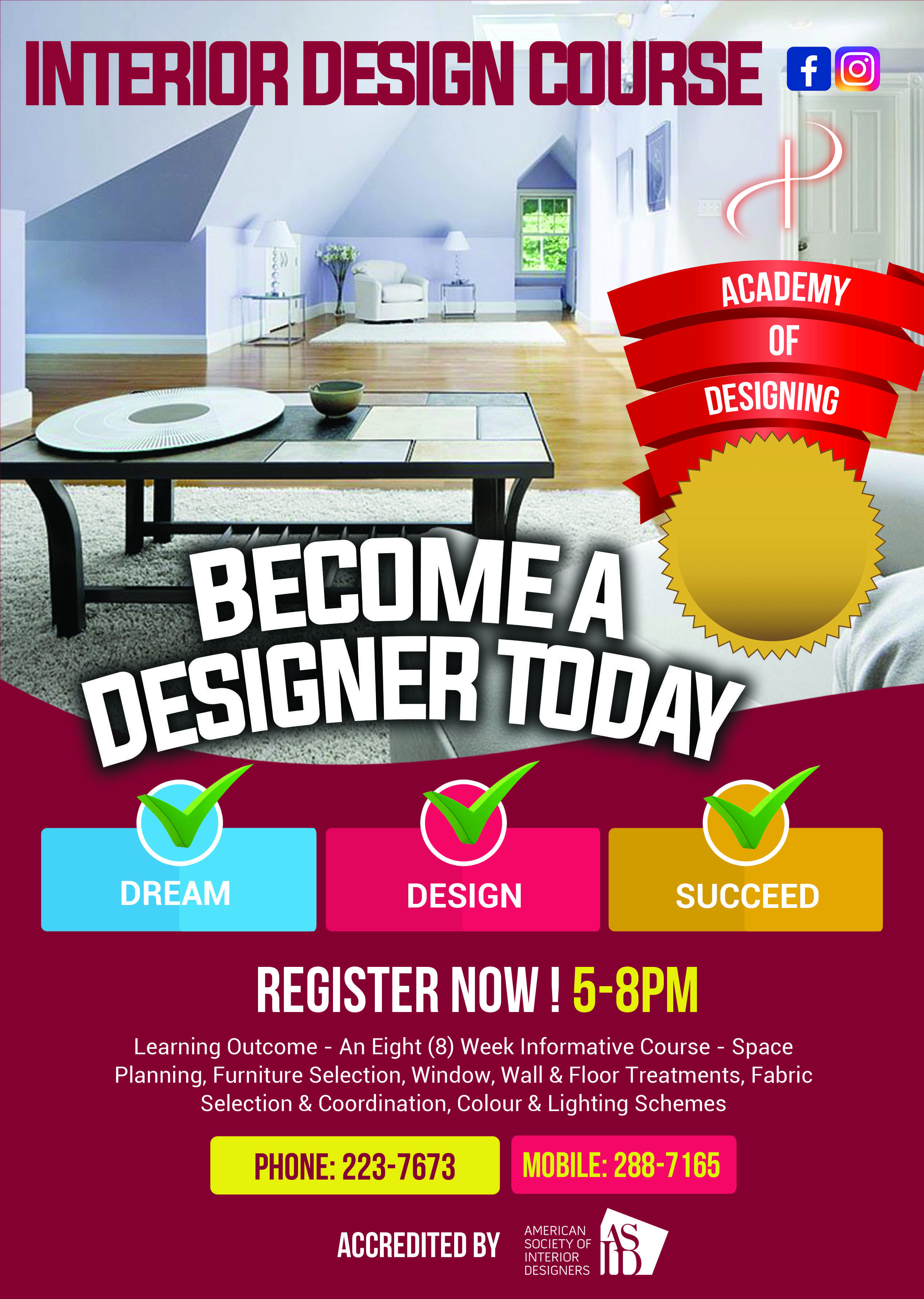 Academy of Designing Professional Interior Designs Limited