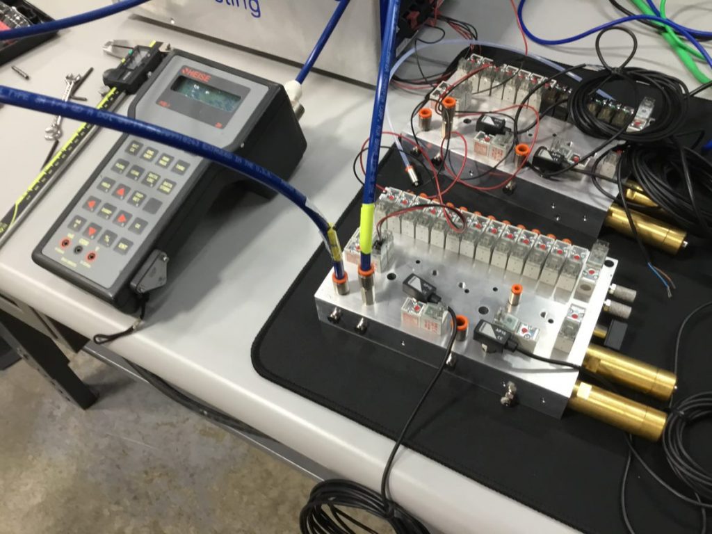 Volumetric Flow Rate Test Manifolds Valves Piedmont CMG