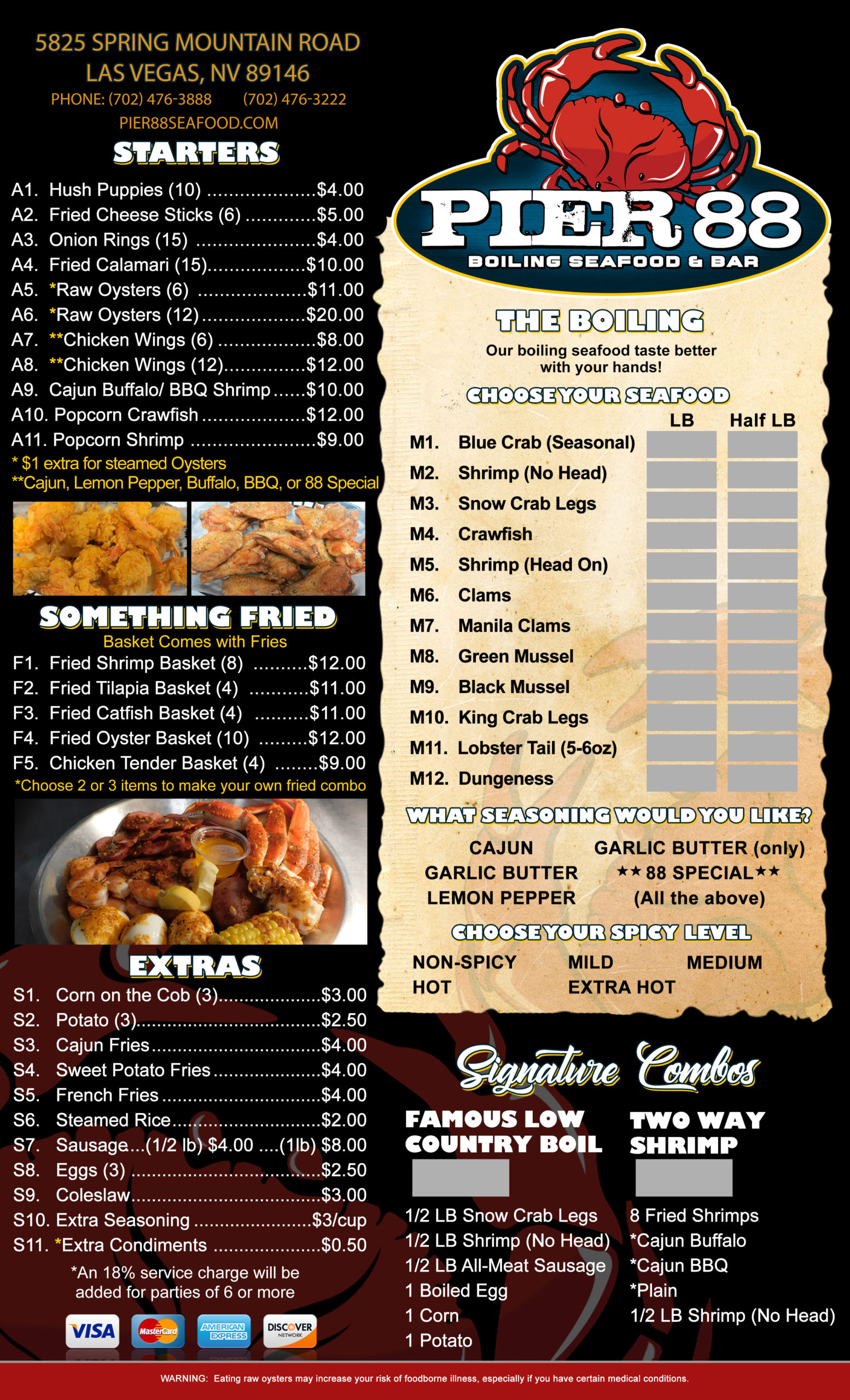 Las Vegas, NV Pier 88 Boiling Seafood & Bar