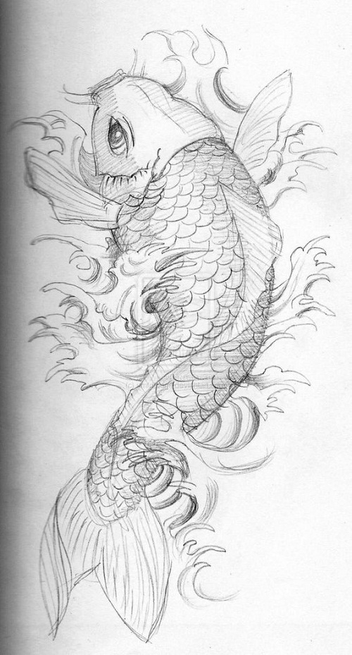 110 Best Japanese Koi Fish Tattoo Designs And Drawings 929_x_500_jpg
