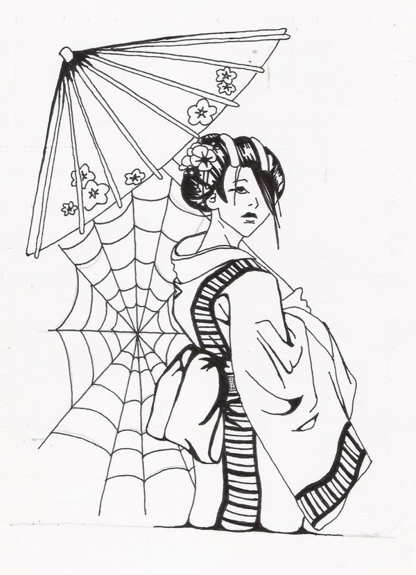 52 Japanese Geisha Tattoo Designs and Drawings with Images Piercings