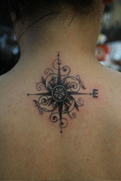110 Best Compass Tattoo Designs Ideas And Images Piercings Models