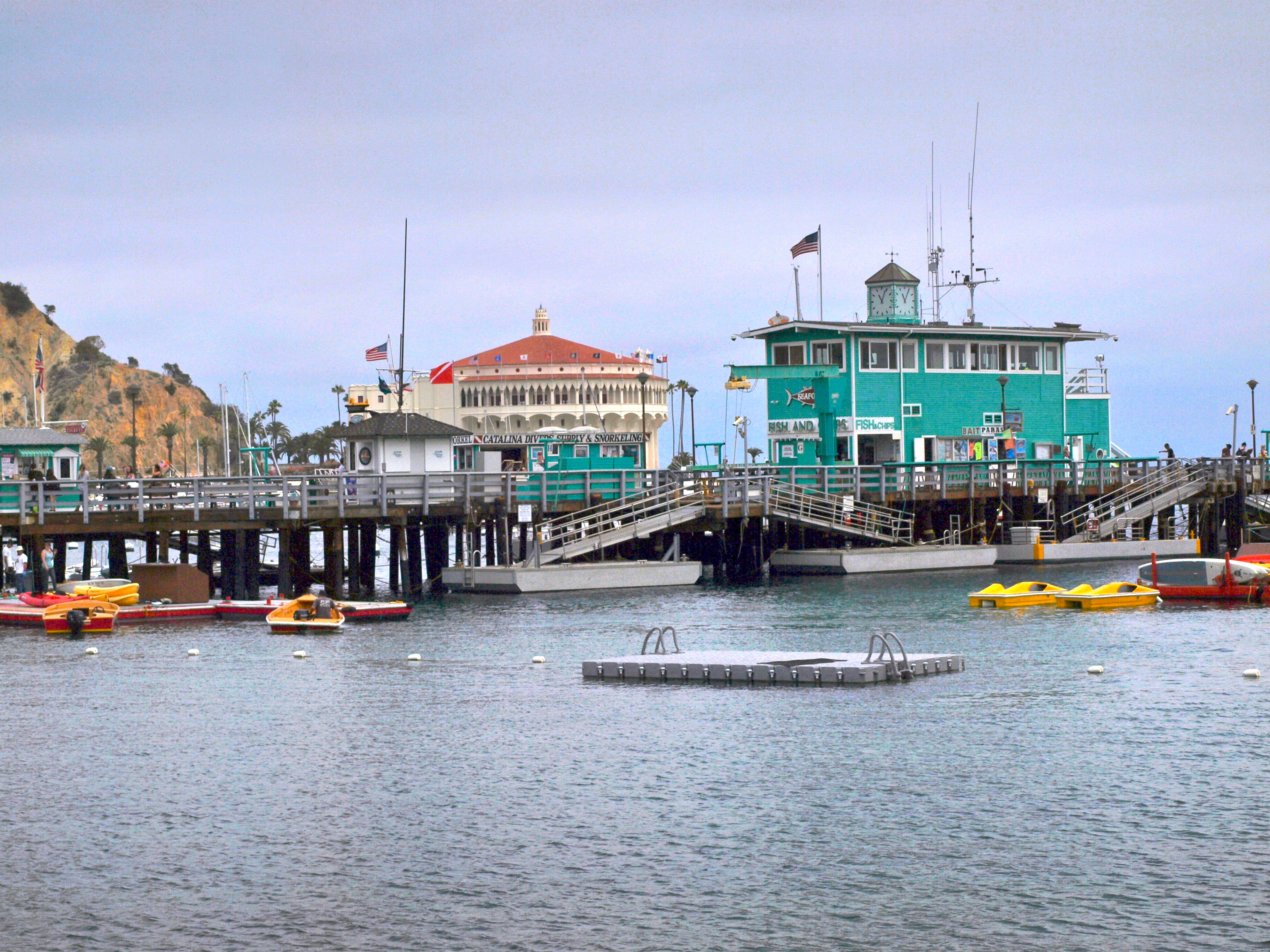 Green Pleasure Pier — Avalon, Catalina Island Pier Fishing in California