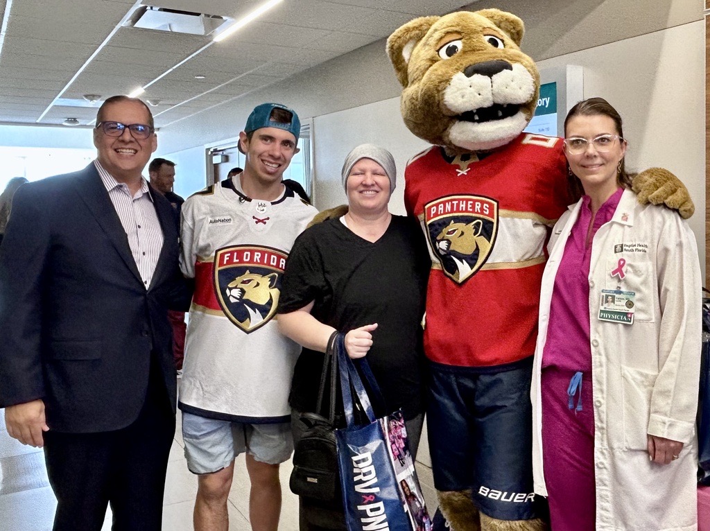 Florida Panthers Join Forces with AutoNation DRV PNK to Deliver Hope to
