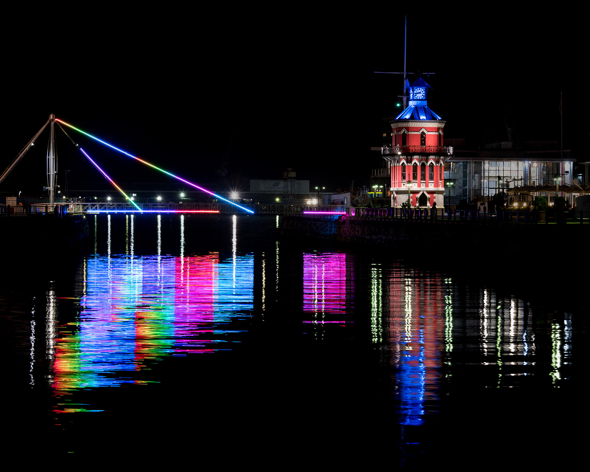 Clock tower at Cape Town Waterfront, now and then. onStandby