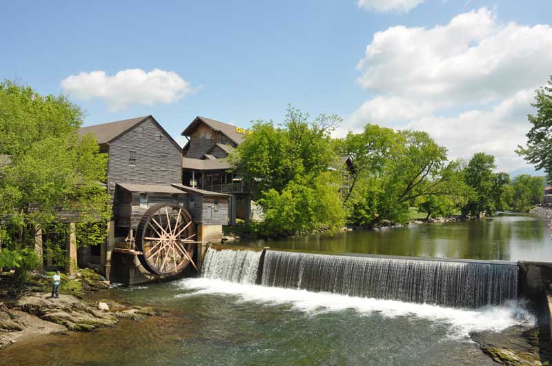 The Old Mill Lodging Pigeon Cabin Rentals