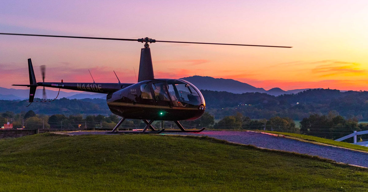 Pigeon Helicopter Rides See the Smokies From Above