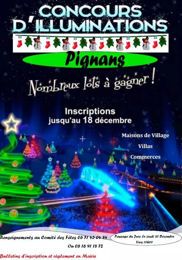 [Vie associative] Concours d'illuminations de noël 2018