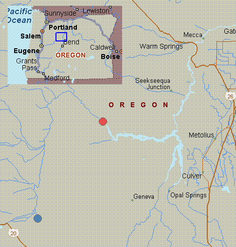 Lake Billy Chinook Map Map For Metolius River, Oregon, White Water, Riverside Forest Campground To Lake Billy Chinook