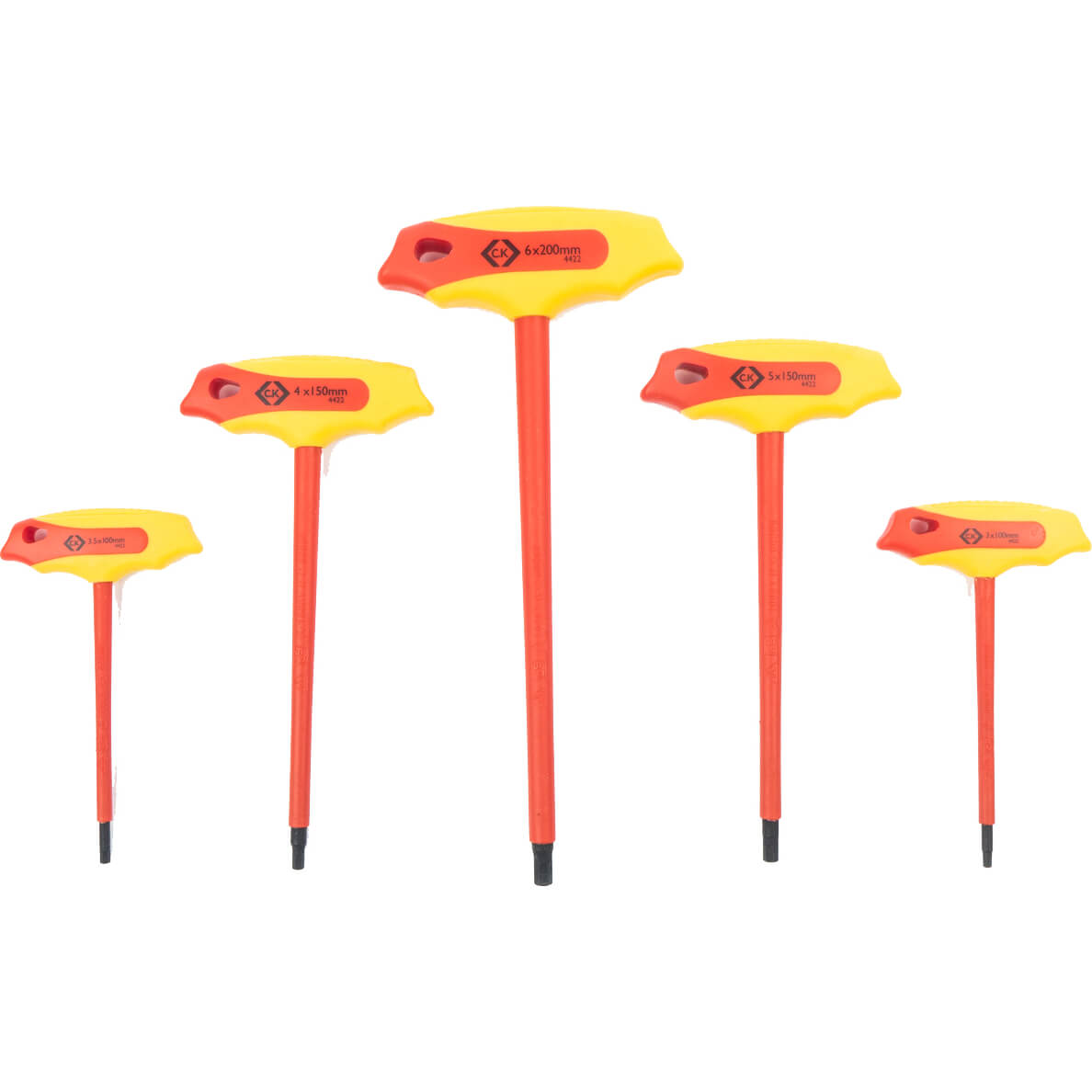 Ck 5 Piece Vde Insulated T Handle Hex Keys Set Pilgrim