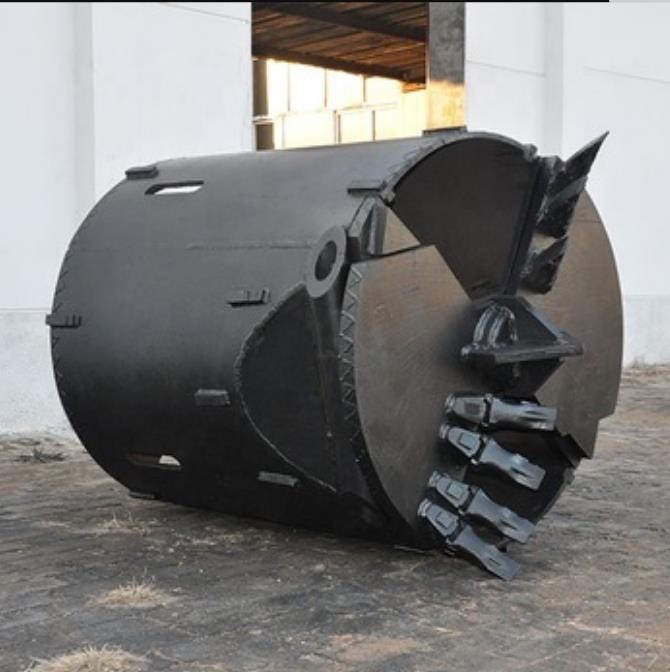 Standard SMSCC Foundation Drilling Tools Bullets As Teeth